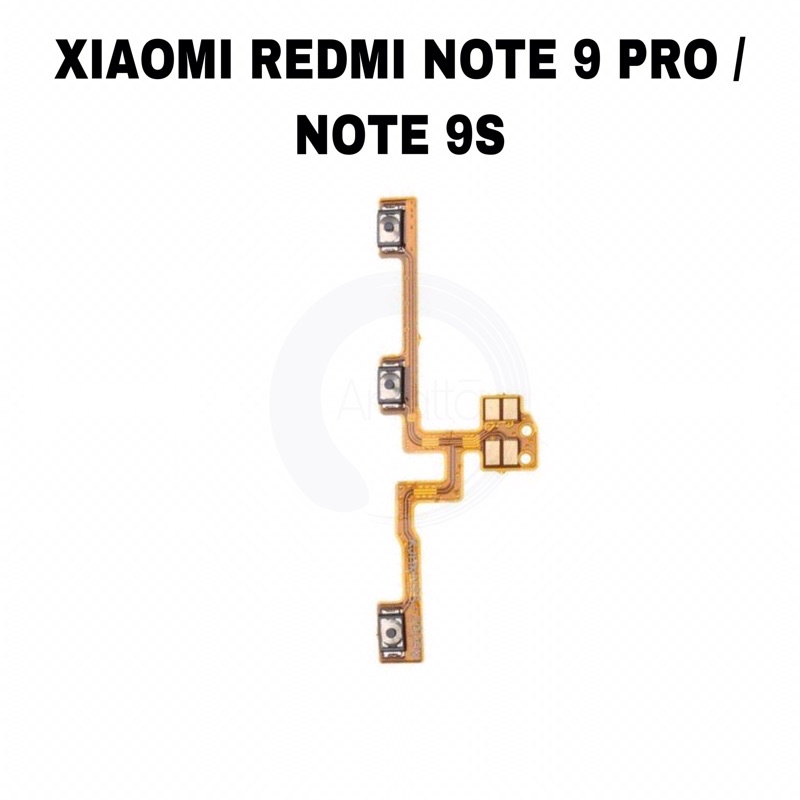 Flexible On Off Volume Xiaomi Redmi Note 9 Pro / Note 9S - Flex Fleksibel