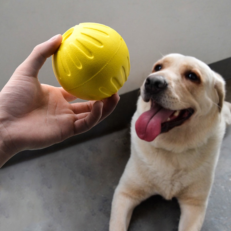 Mainan Bola Karet Dengan Tali Tahan Gigitan Untuk Pelatihan Anjing Peliharaan