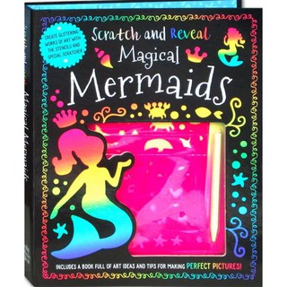 Buku Scratch And Reveal Magical Mermaids (includes a Book Full Of Art Ideas