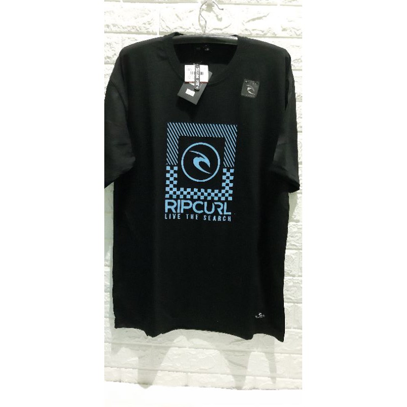 Kaos Jumbo/t-shirt RIPCURL Hitam - kaos big size - kaos size XXXL LD 120 cm PB 80 cm free meteran