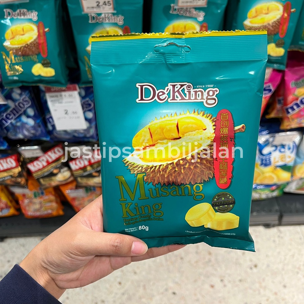 

De'King Musang King Durian Candy 80G 100% Original Malaysia