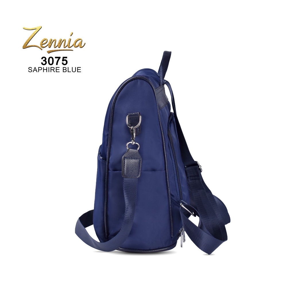 (TSI) Tas Wanita Zennia 3075 Tas Anti Maling Ransel Korea Tas Wanita Punggung Import Kantor Kerja Sekolah Kuliah Outdoor Trendy Fashion Style Travel Casual Backpack Serut Anak Remaja Perempuan Selempang Cewek Bag