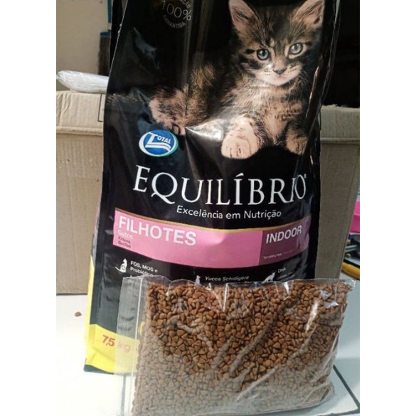 makanan kucing equilibrio kitten kemasan 500 gram