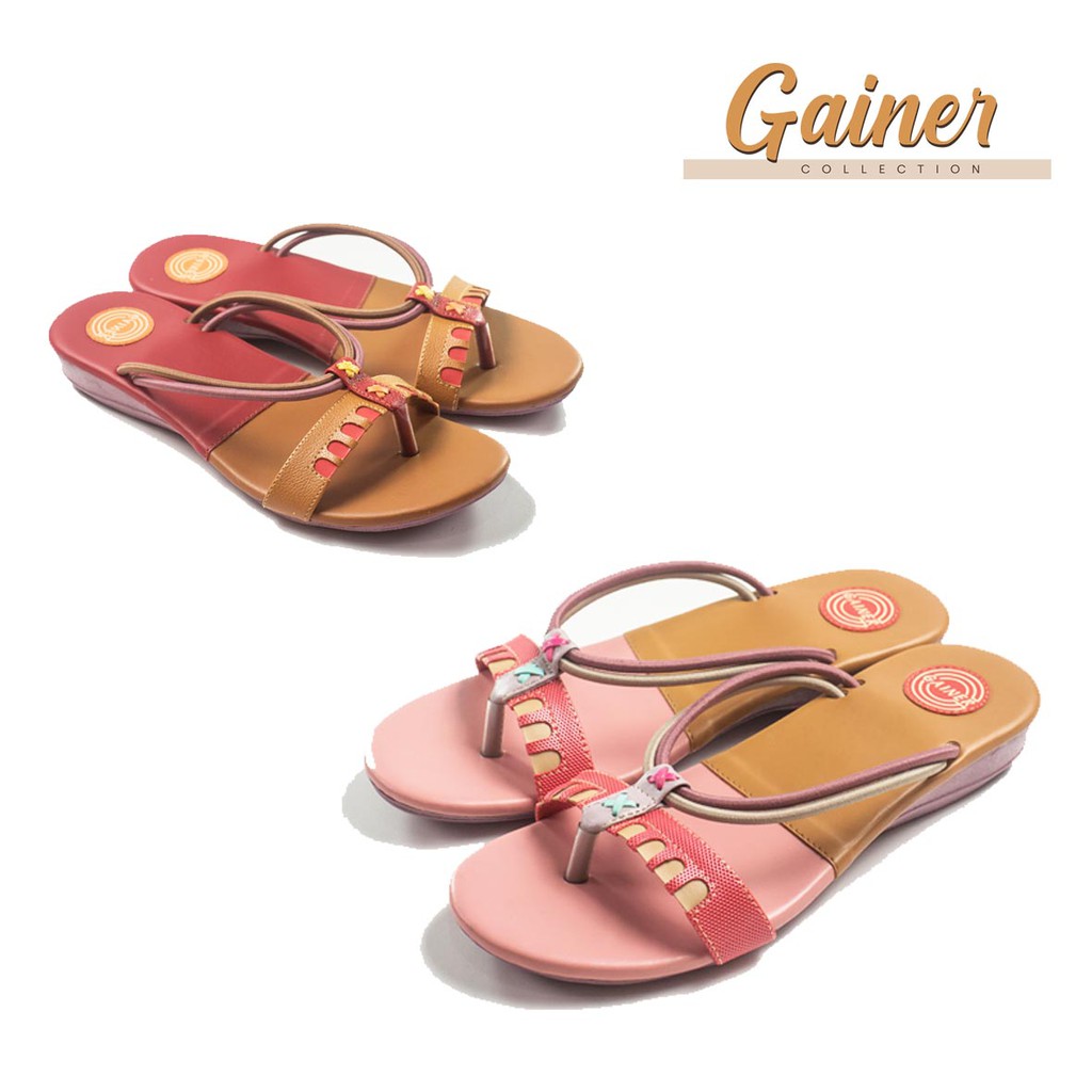 COD // SANDAL TERBARU Gainer DC 79 jepit wedges wanita