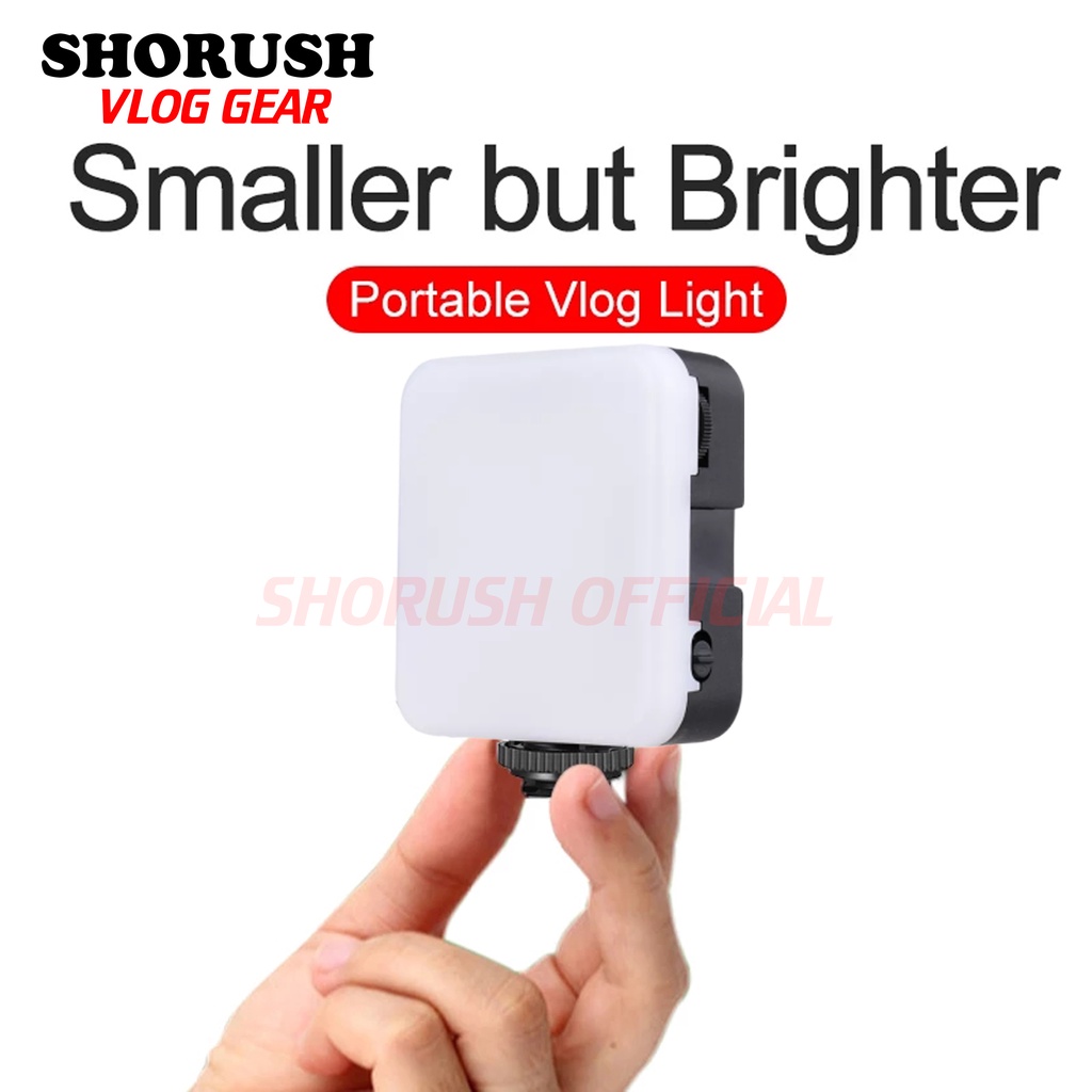 SHORUSH Video Lighting VL42 42 LED Lampu Studio Foto Smartphone HP Vlog Camera Mirorrless