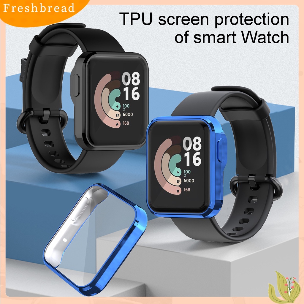 Terlaris TPU Anti-fall Dustproof Full-Screen Protection Smart Watch Case Protective Cover Shell for Xiaomi Mi Watch Lite Redmi