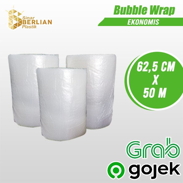 

PLASTIK BUBBLE WRAP EKONOMIS 50 METER TERMURAH - 62,5CMX50M BENING