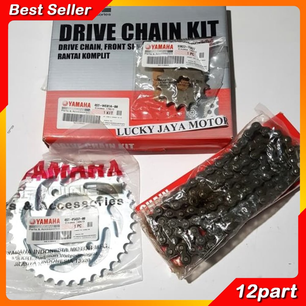 GEARSET GIRSET CHAINKIT GEAR GIR SET RANTAI RXK RX KING ORIGINAL 4ST-F5437-00 93822-15827