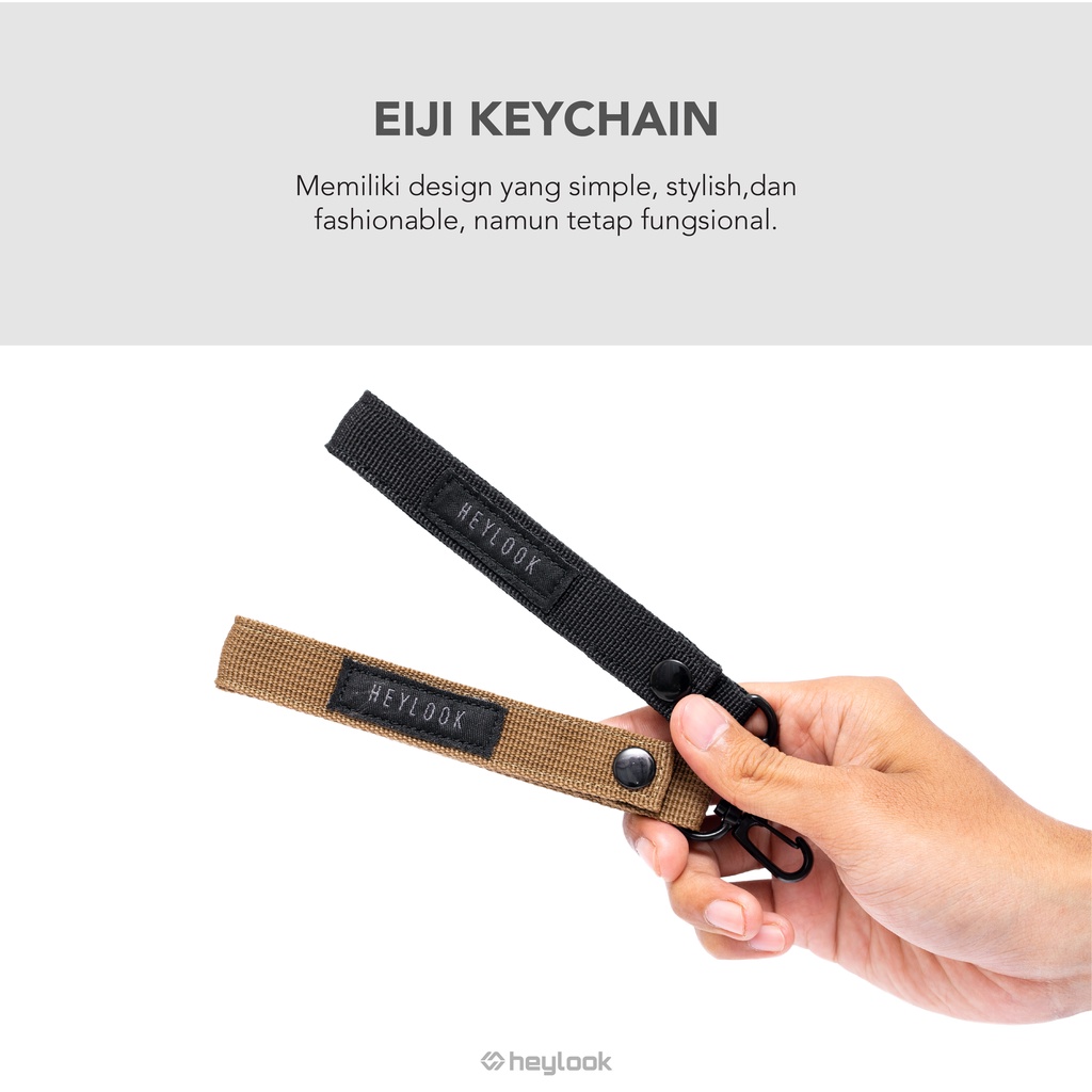 HEYLOOK Project - EIJI Keychain Gantungan Kunci Aksesories Waist Bag Key Ring For Men