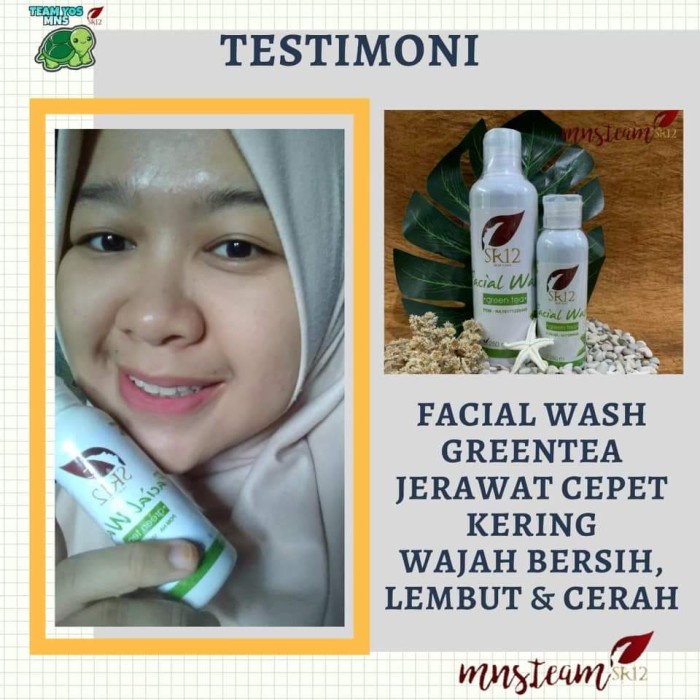 Facial Wash SR12 | Facial Wash Coffee SR12 &amp; Facial Wash Green Tea SR12 | Sabun Wajah SR12 Skincare