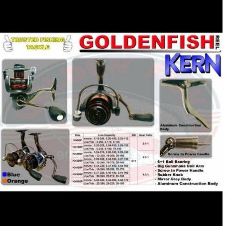 Reel GOLDEN FISH KERN (POWER HANDLE)