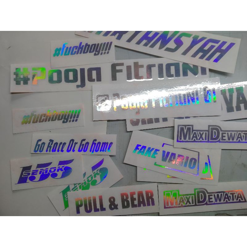 

Cutting sticker