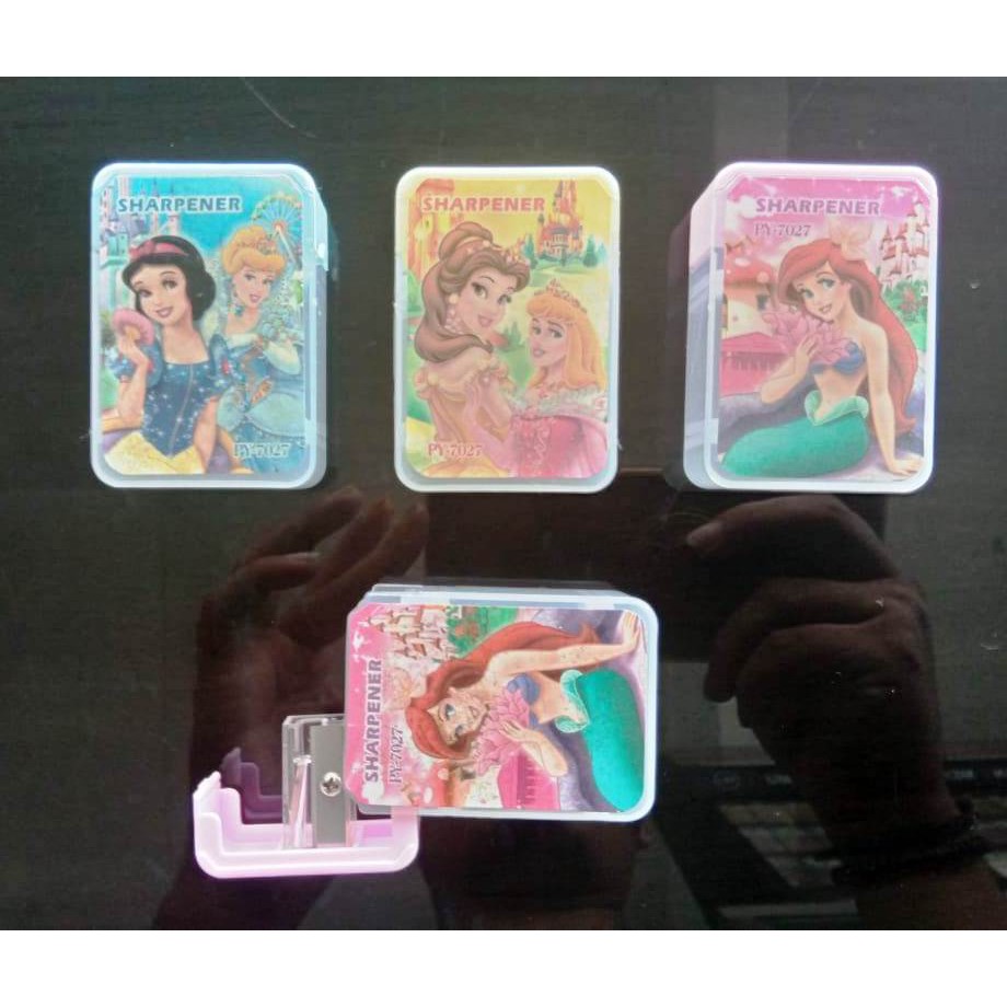 

BEST SELLER GROSIR Serutan Pensil/ Rautan Pensil Motif PRINCES Lucu Made in china