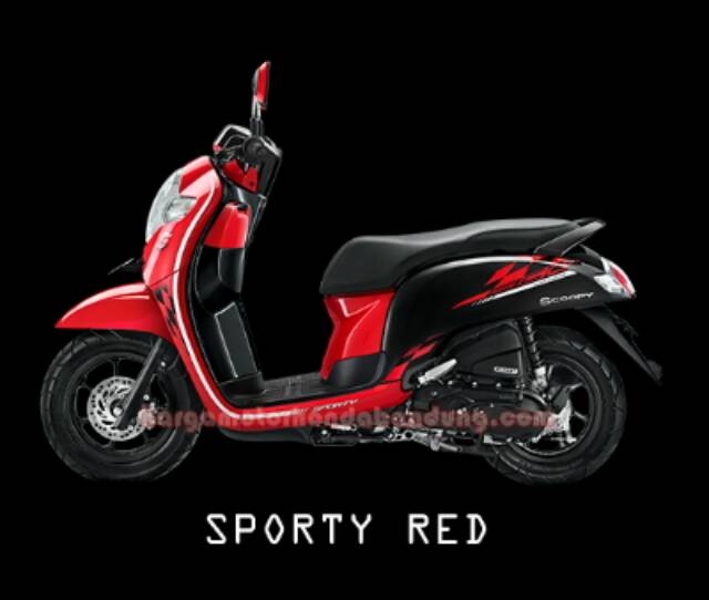 40 Koleski Terbaik Stiker  Motor  Scoopy  Merah Dop Aneka 
