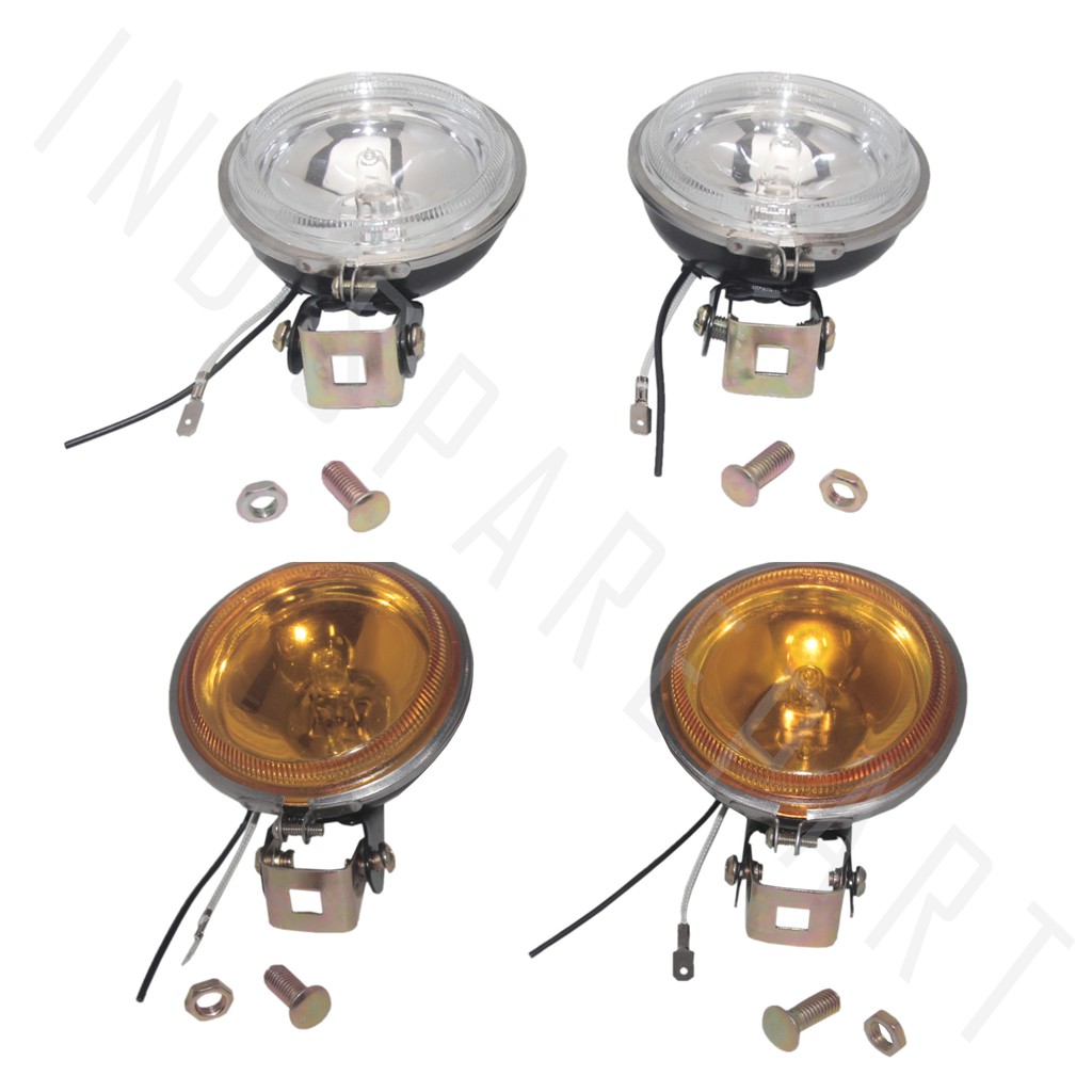 Lampu Kabut Bulat Fog Lamp-Foglamp Untuk Segala Jenis Motor Mobil 1 Set-2 Pcs