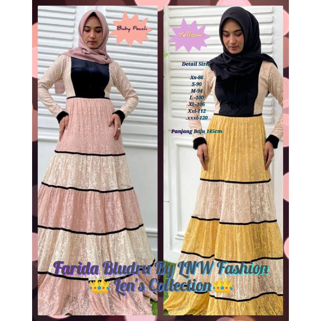 Farida Bludru Dress By LNW Fashion