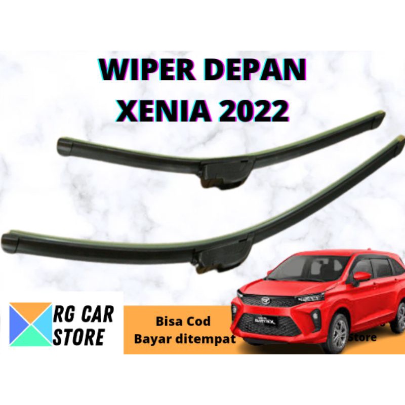 WIPER XENIA 2022 FRAMELESS ISI 2PCS  BERKUALITAS TINGGI DIJAMIN PNP