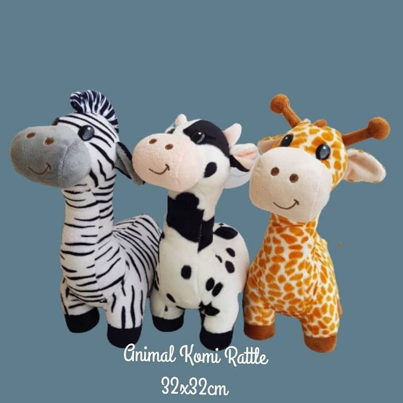 boneka animal rattle