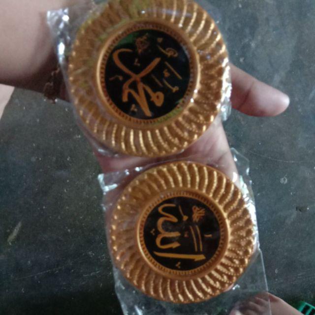 1pasang Lafaz Allah Dan Muhammad / Bahan Mahar / Resin /