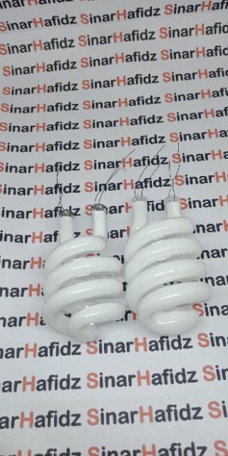 kaca lampu 11w spiral kencur triband plus bublewarp