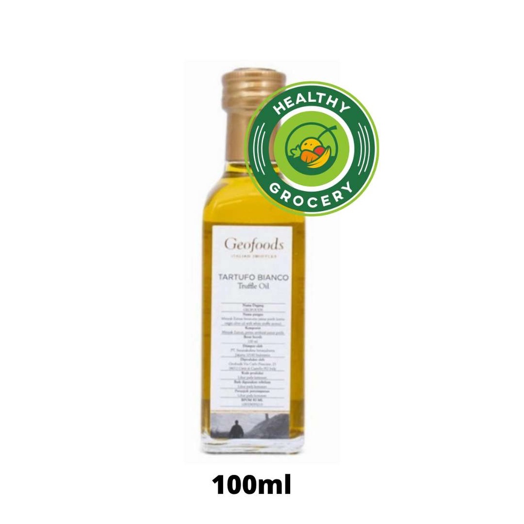 

Geofoods Tartufo Bianco Truffle Oil 100ml / White Truffle With Extra Virgin OLive Oil / Geofood