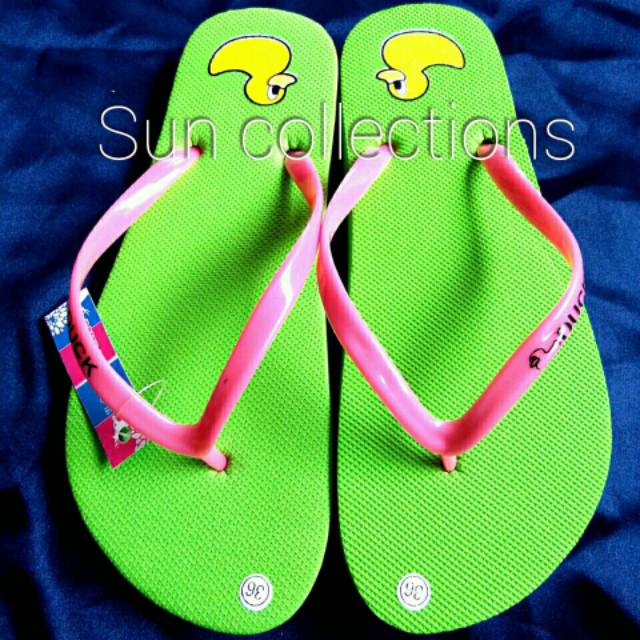 Sandal Jepit motif Duck (1kg) Muat 12 pasang