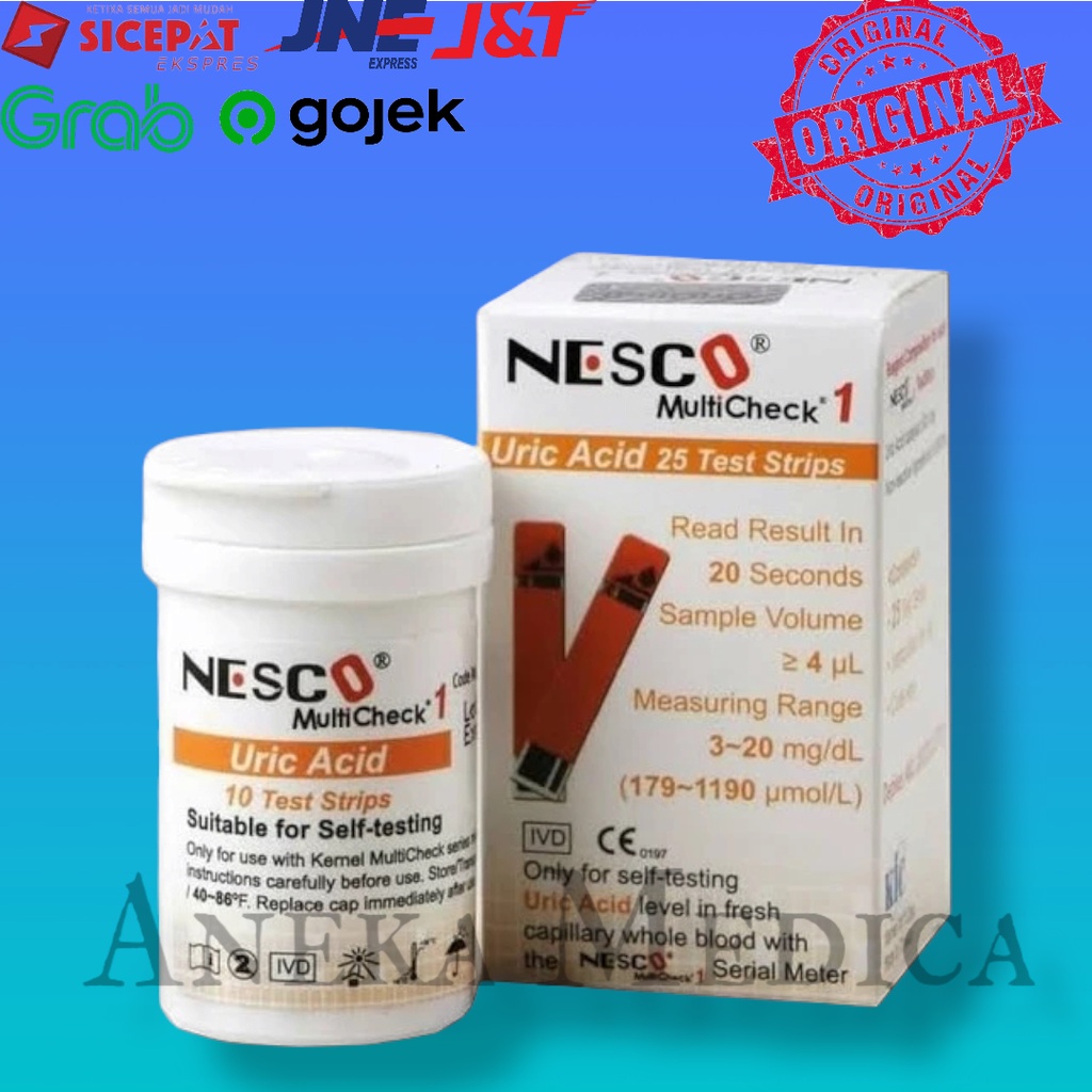 Strip nesco asam urat utic acid