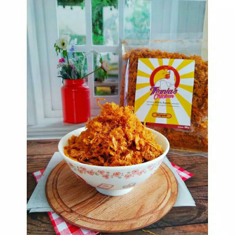 

Abon ayam thania original /pedas (promo beli 5 disc 10%)