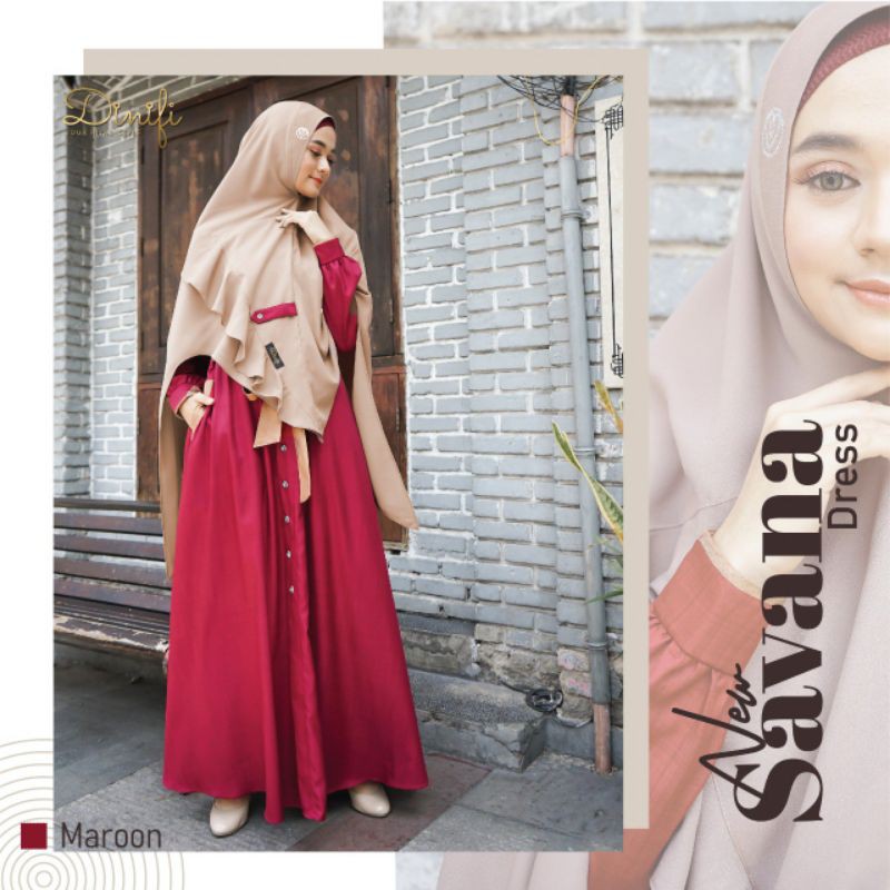 New Savana Dress - Gamis Saja - Dress Muslim