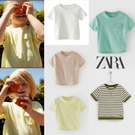 Kaos Anak Zara Boys Tee - ORIGINAL sisa export