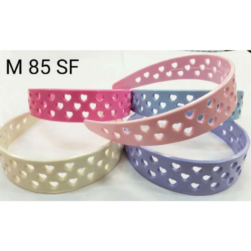 Bando Lebar Lubang Hati 3.3cm 12buah Kulakan Marcella Grosir