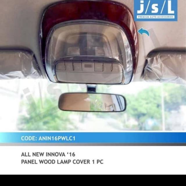 Panel Wood Lampu Plafon All New Innova Reborn 2106