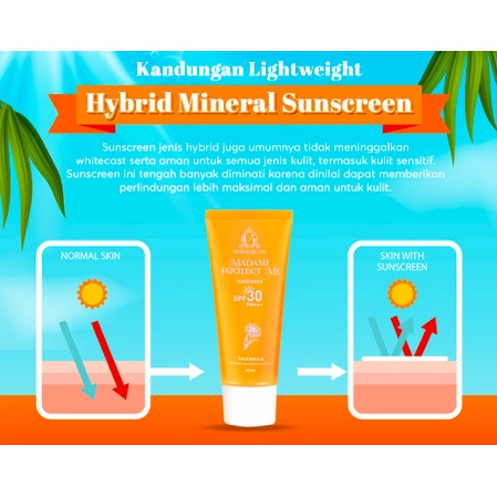 Madame Gie Madame Protect Me Sunscreen SPF 30 / Tinted SPF 50 | with Calendula