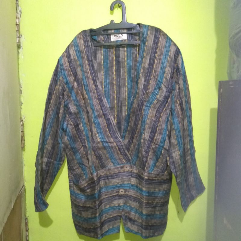 Preloved Blazer/Outer Garis Garis