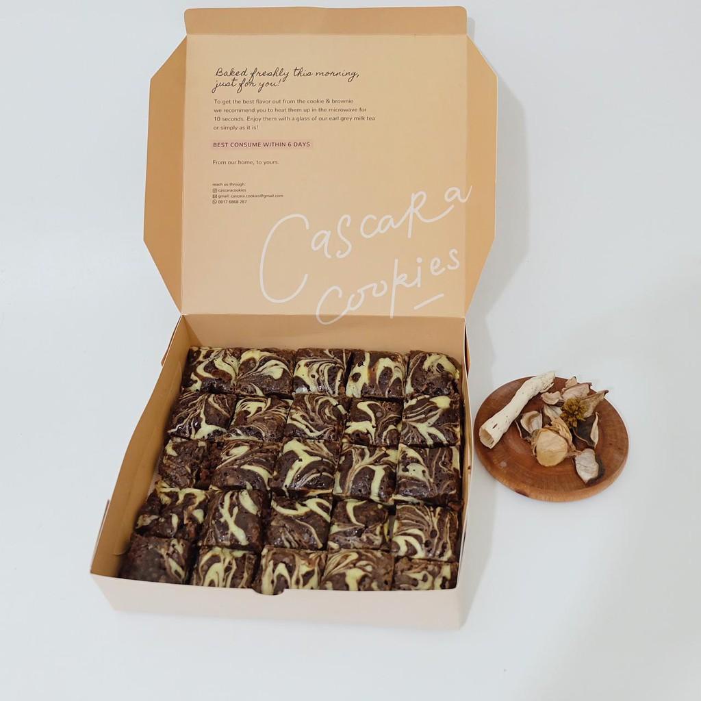 

LOTUS BISCOFF X MARBLE CHEESE FUDGE BROWNIE Ori dan Paling Laris