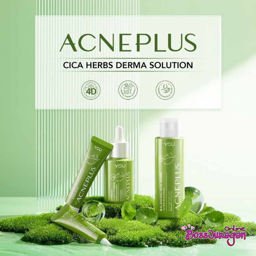 (BOSS) YOU AcnePlus Triple Action Spot Care 15gr Gel Jerawat - Acne Spot Gel