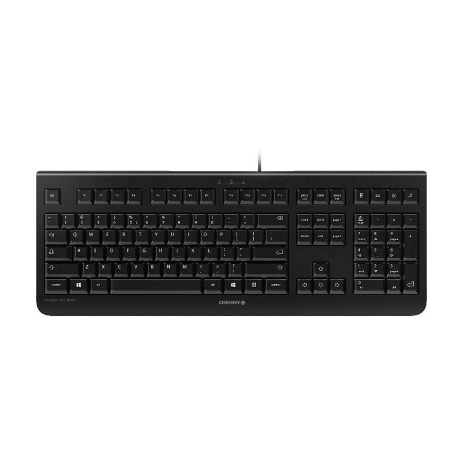 Cherry KC1000 - Membrane Keyboard Slim - Plug &amp; Play USB connection