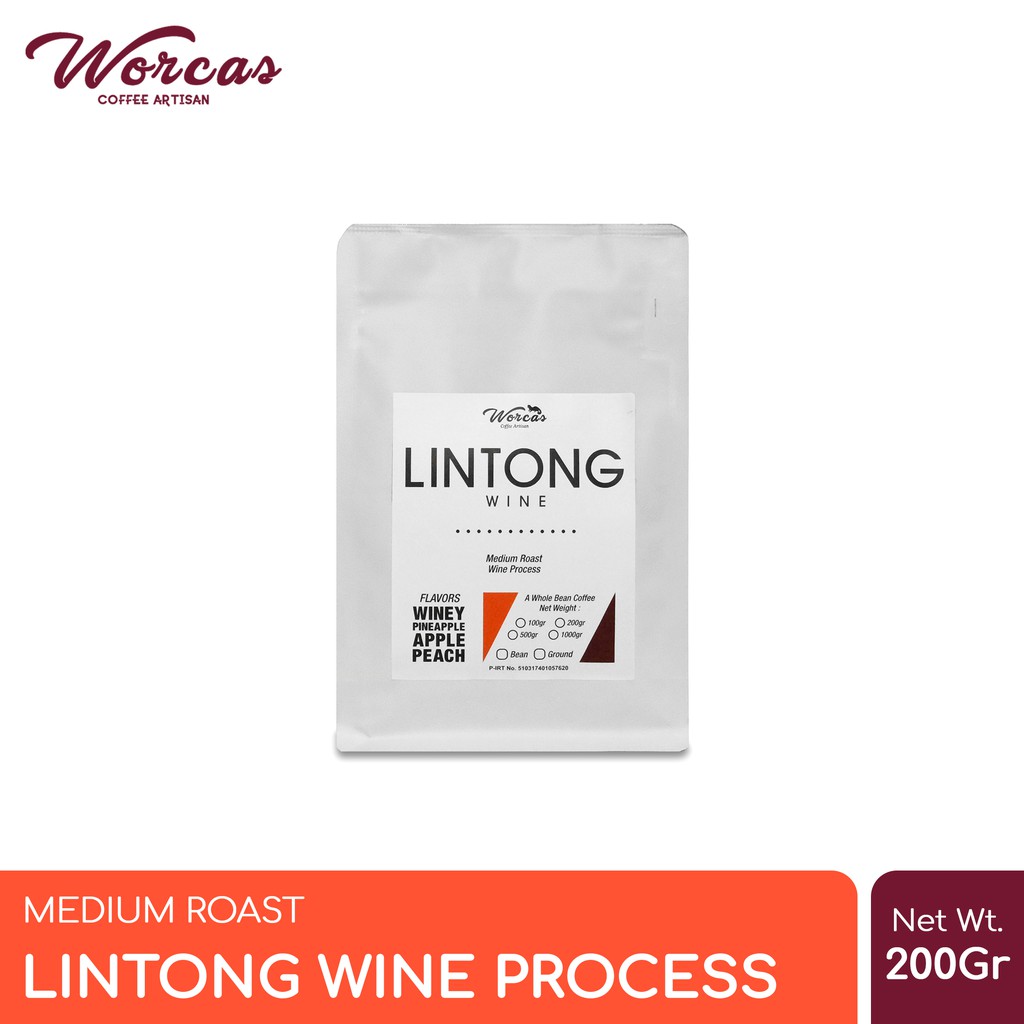 

WORCAS Kopi Arabika Lintong Wine Process 200 Gram - Medium Roast