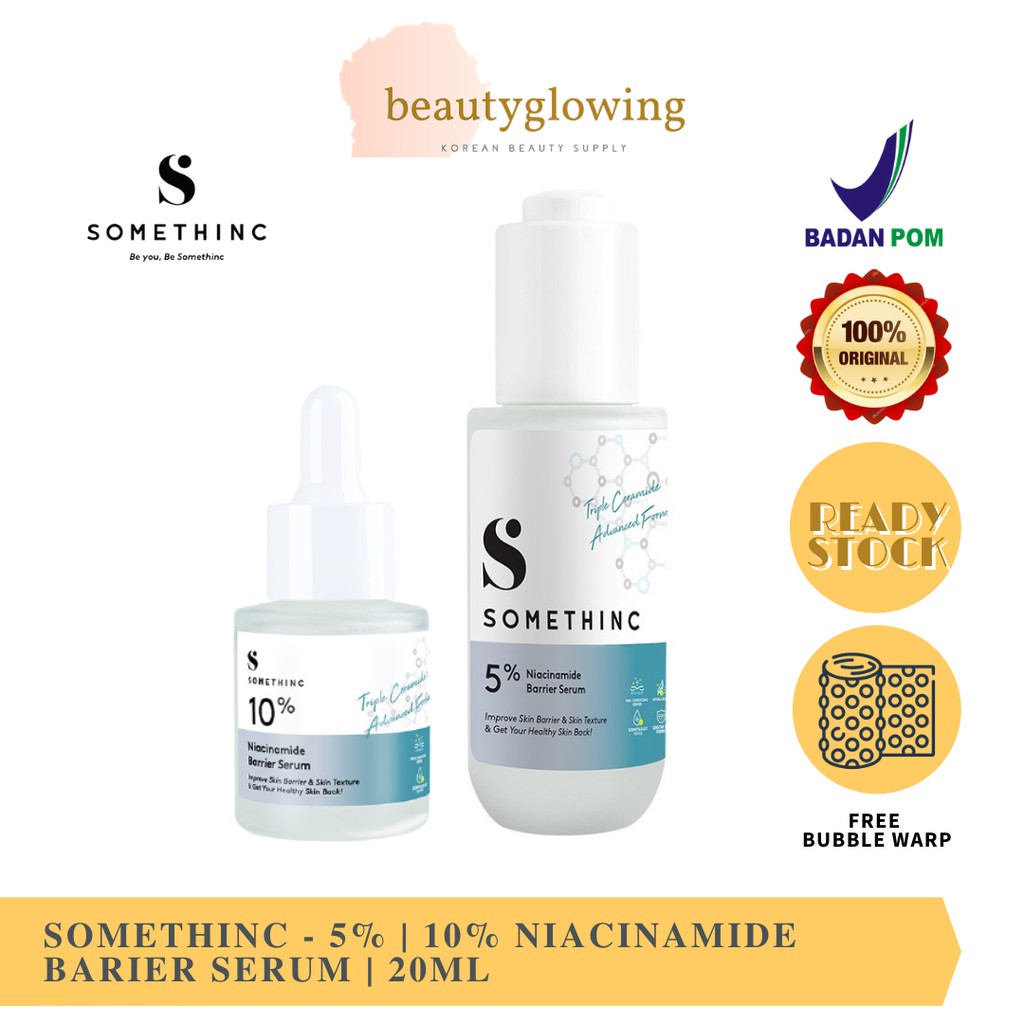 [BPOM] SOMETHINC 5% | 10% Niacinamide BARRIER Serum 20ml