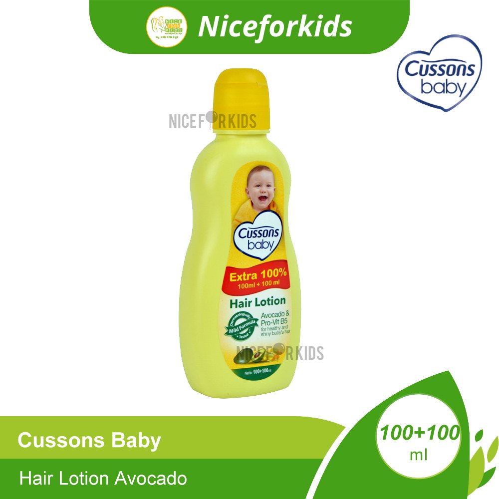 Cussons Baby Hair Lotion Avocado 100+100ml / Minyak Rambut Bayi