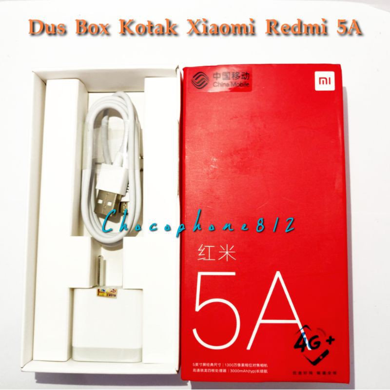 Dus Box Kotak Xiaomi Redmi 5A Original.