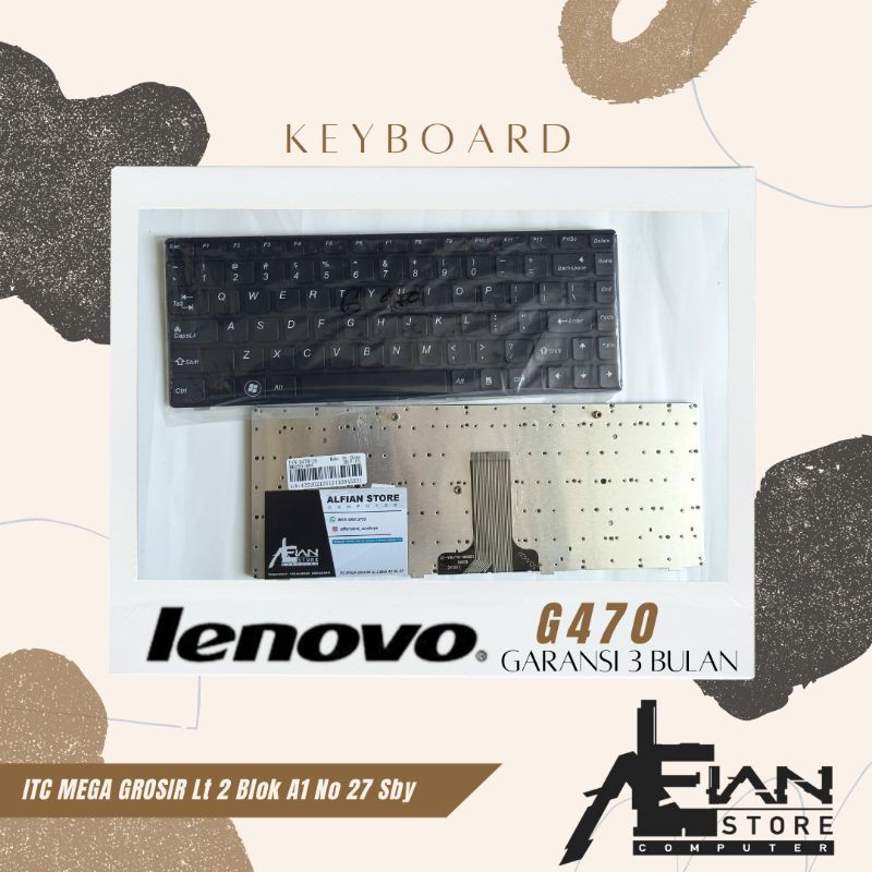 Keyboard Laptop Lenovo G470