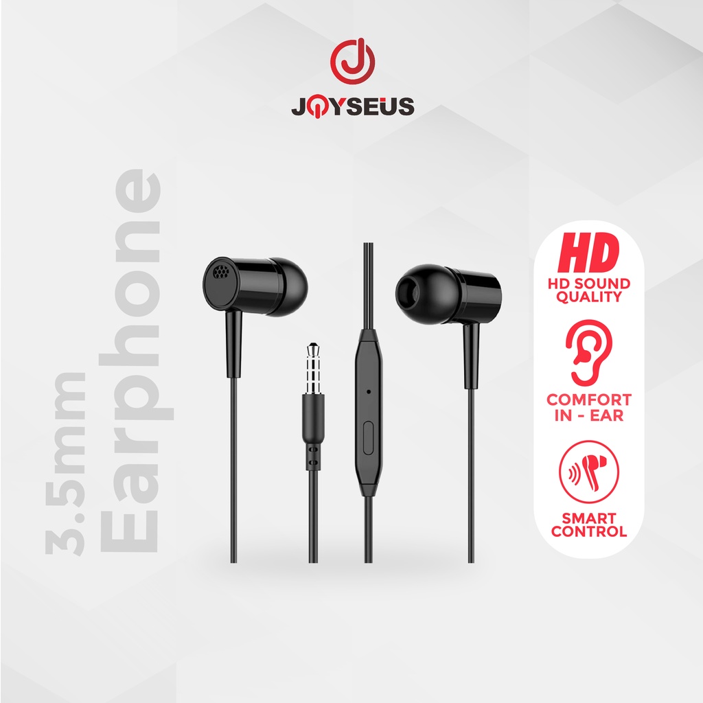 Earphone Joyseus In-Ear HIFI Stereo Wired HD Sound EP0027-28-31-32-EP31