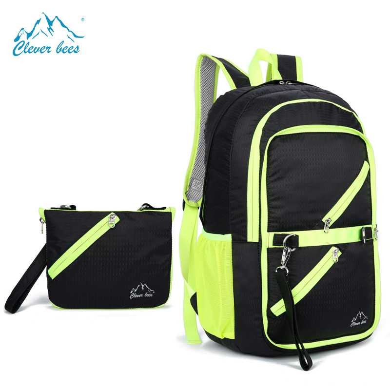 Best Clever Bees Tas Ransel Lipat Travel Portable Backpack - L60 2916  -JK
