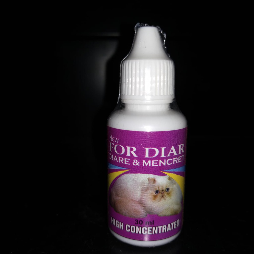 FOR DIAR / Obat BAB Mencret &amp; Diare Kucing / FOR DIARE &amp; MENCRET 30ML