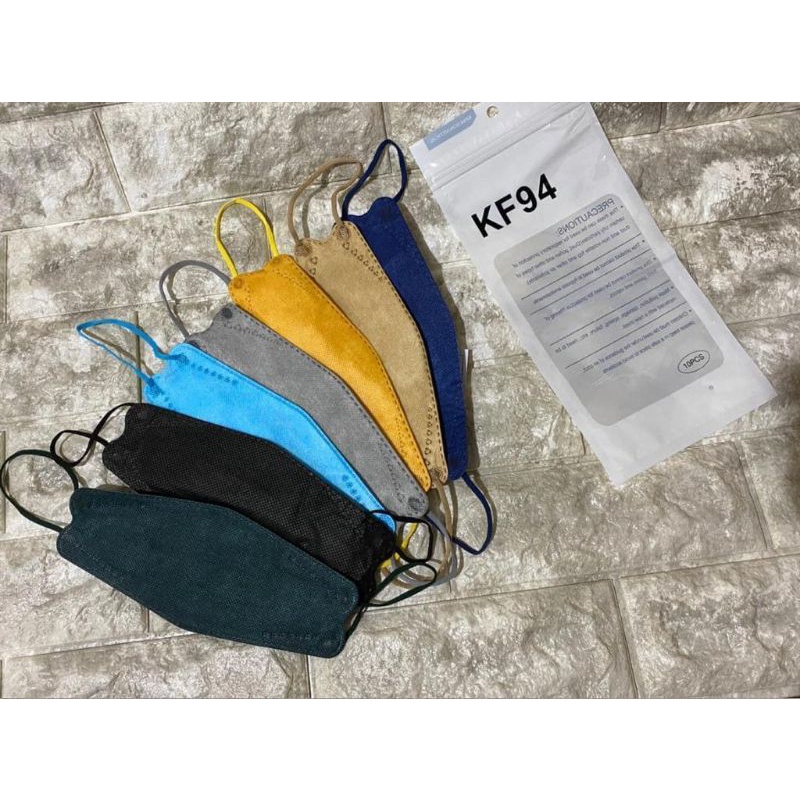 masker kf94 dewasa warna warni isi 10pc