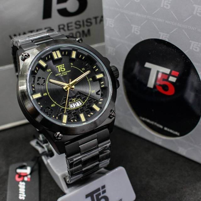 T5 tipe 3557 original jam tangan pria