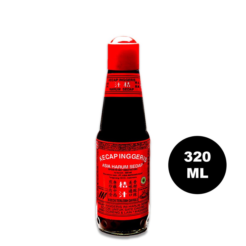 

Kecap Inggeris Asia Harum Sedap 320 ml