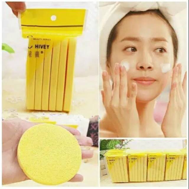 SPON MASKER / SPON FACIAL MURAH ISI 12 SPON KENTANG BATANG SPONGE MASKER