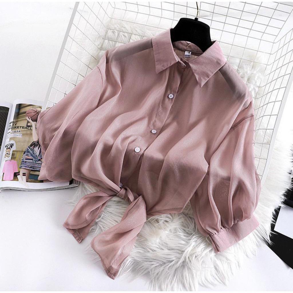 1KG MUAT 5PCS | FILIPO BLOUSE SEMI OUTER LENGAN BALON HITS OOTD SELEBGRAM FASHION GROSIR MURAH